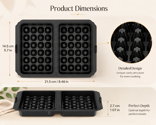 FrySmart™ Silicone Waffle Insert