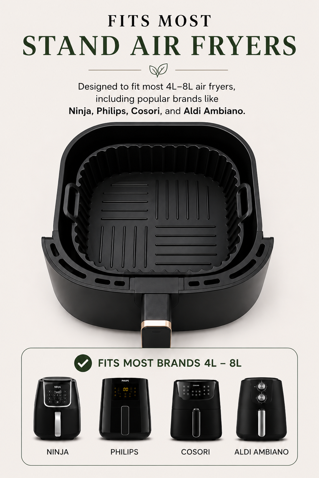 FrySmart™ Silicone Air Fryer Insert